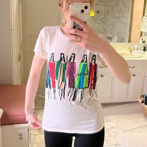 Donald Art T shirt from J Crew only worn for picture, basically brand new, small